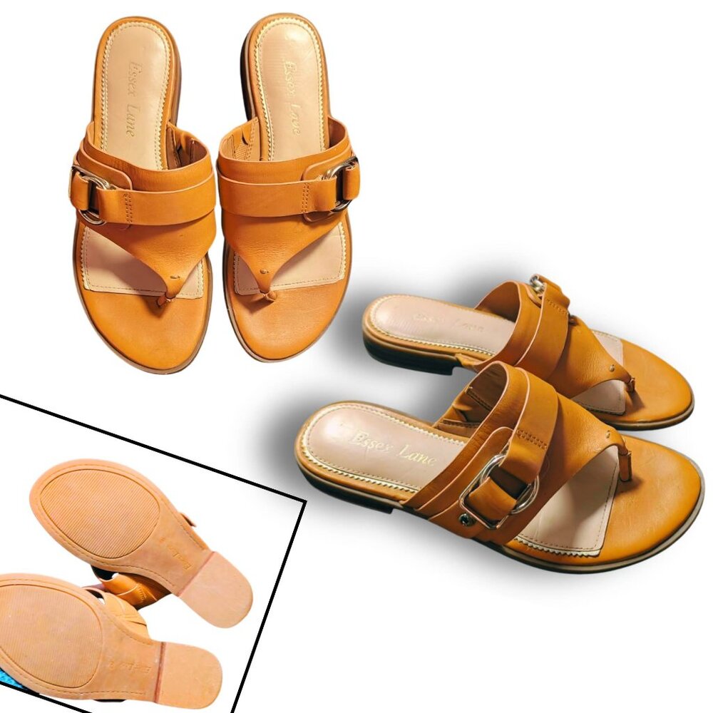 ESSEX LANE // El-Haivee Leather Hardware Sandals- NWT